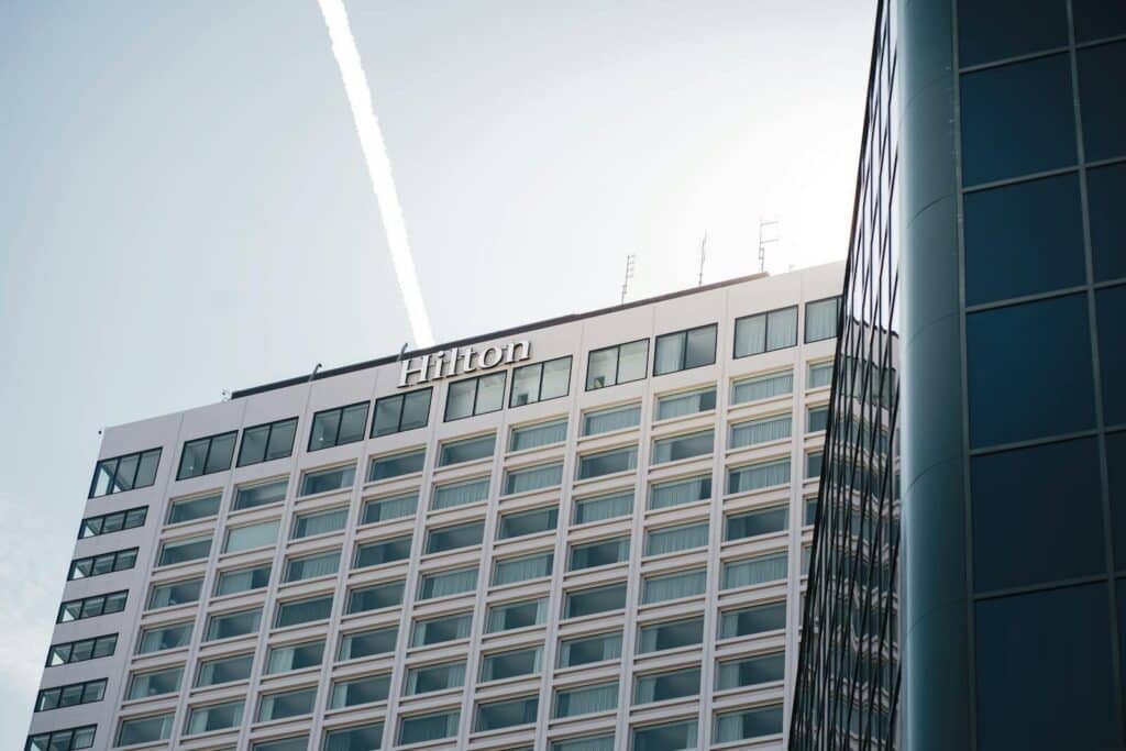 Last Minute Hotel Deals for World Cup 2026 Fans: What Still Works 15 Hilton hotel building for Last-Minute Accommodation During the World Cup 2026 rewards stays