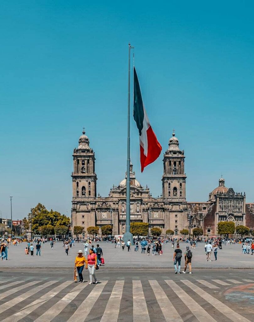 World Cup 2026 Weather Explained: What to Expect in All 16 Host Cities 10 Zócalo square in Mexico City showing urban environment at high altitude during the World Cup 2026
