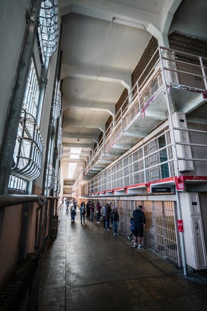 Top Things to Do in San Francisco During the World Cup 2026 7 Interior corridor of Alcatraz prison with rows of cells