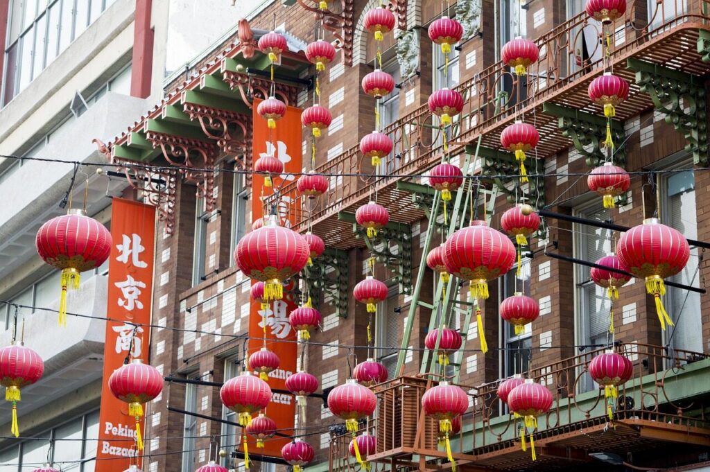 Top Things to Do in San Francisco During the World Cup 2026 12 Red lanterns hanging above a street in San Francisco Chinatown