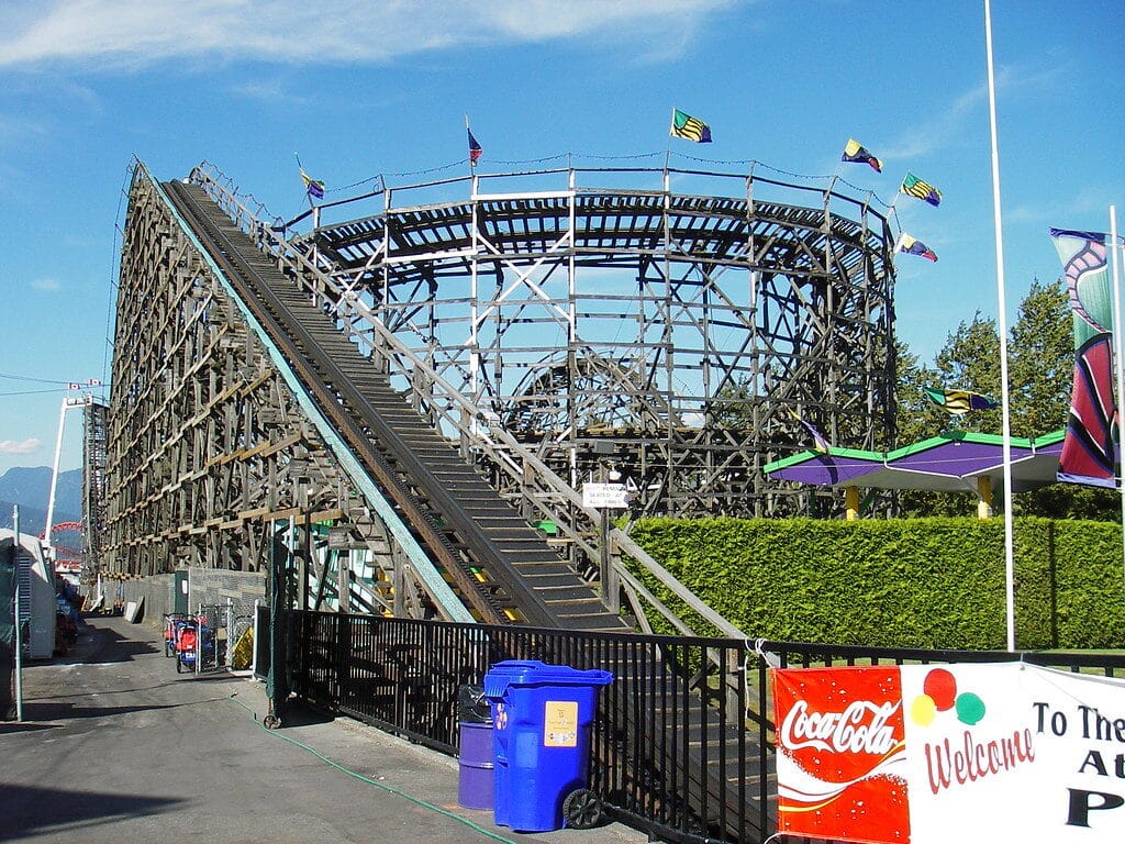 Top Things to Do in Vancouver During the World Cup 2026 3 Playland amusement park rides next to Hastings Park during the FIFA Fan Festival in Vancouver