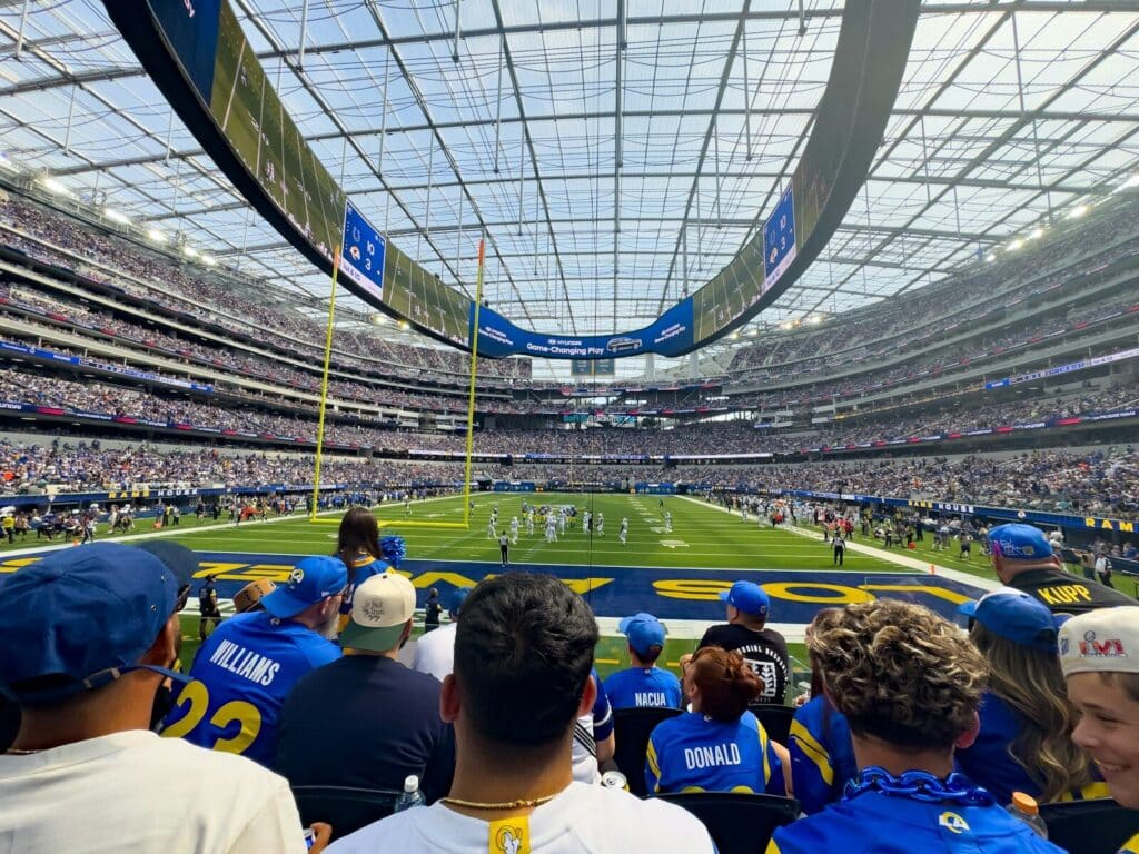 Fans inside SoFi Stadium during a World Cup match — Top Things to Do in Los Angeles During the World Cup 2026