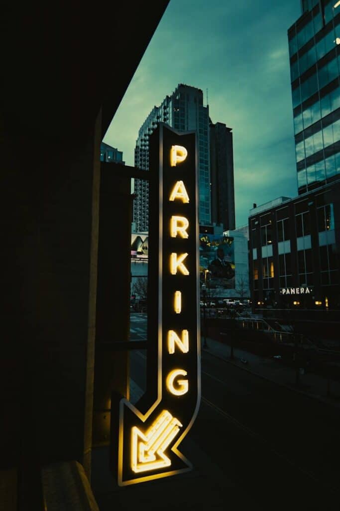 World Cup 2026 Travel Tips: What Most Guides Won't Tell You 12 Parking sign in a busy city near event location