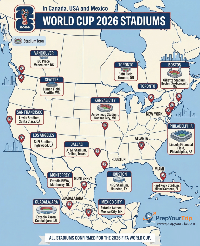 world cup 2026 travel guide stadium