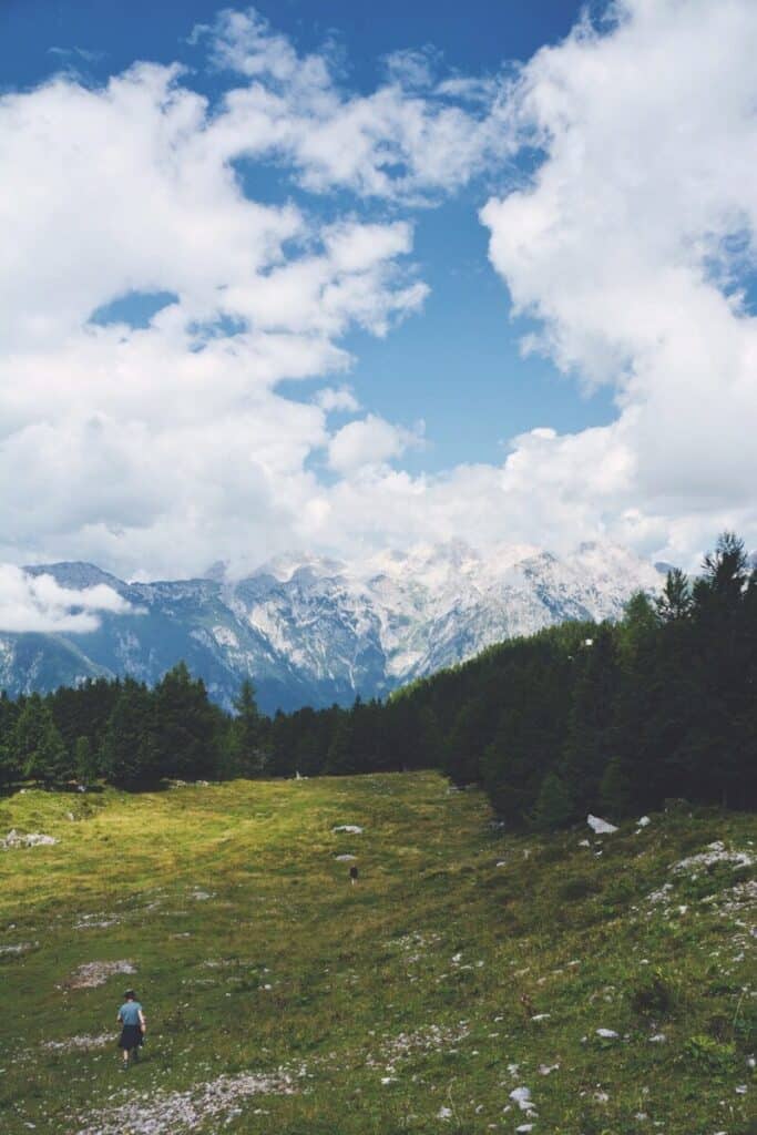 eSIM or Physical SIM in France? Pros, Cons & Best Pick for Travellers 2026 9 Alpine meadow in the French Alps with mountain peaks and hikers in the distance
