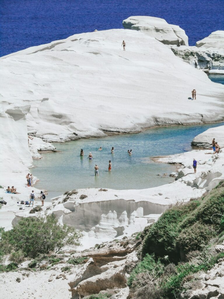 Alternatives to Santorini: Less Crowded Greek Islands Worth Visiting 5 Sarakiniko's white volcanic rock, one of the best alternatives to Santorini