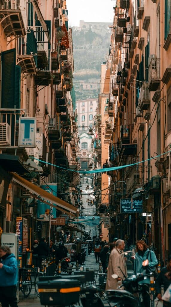Spaccanapoli, one of Naples' historic streets