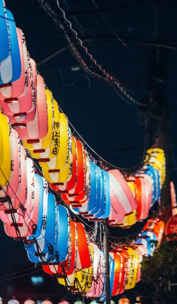 A summer festival draws crowds to the streets of Tokyo