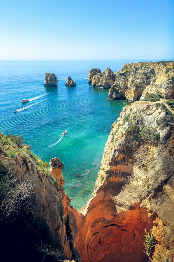 Best Beaches in Portugal: A Guide to the Country's Top Coastal Spots 1 Golden cliffs and turquoise water define the best beaches portugal has near Lagos