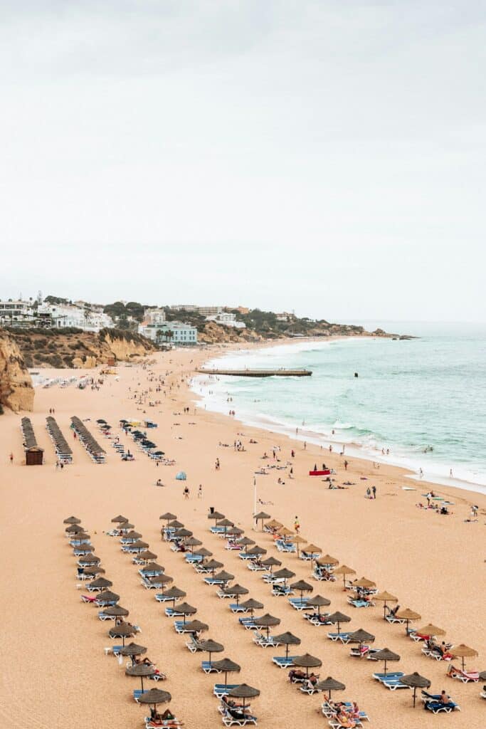 Best Beaches in Portugal: A Guide to the Country's Top Coastal Spots 3 Praia do Tunel in Albufeira accessed through a narrow rock tunnel