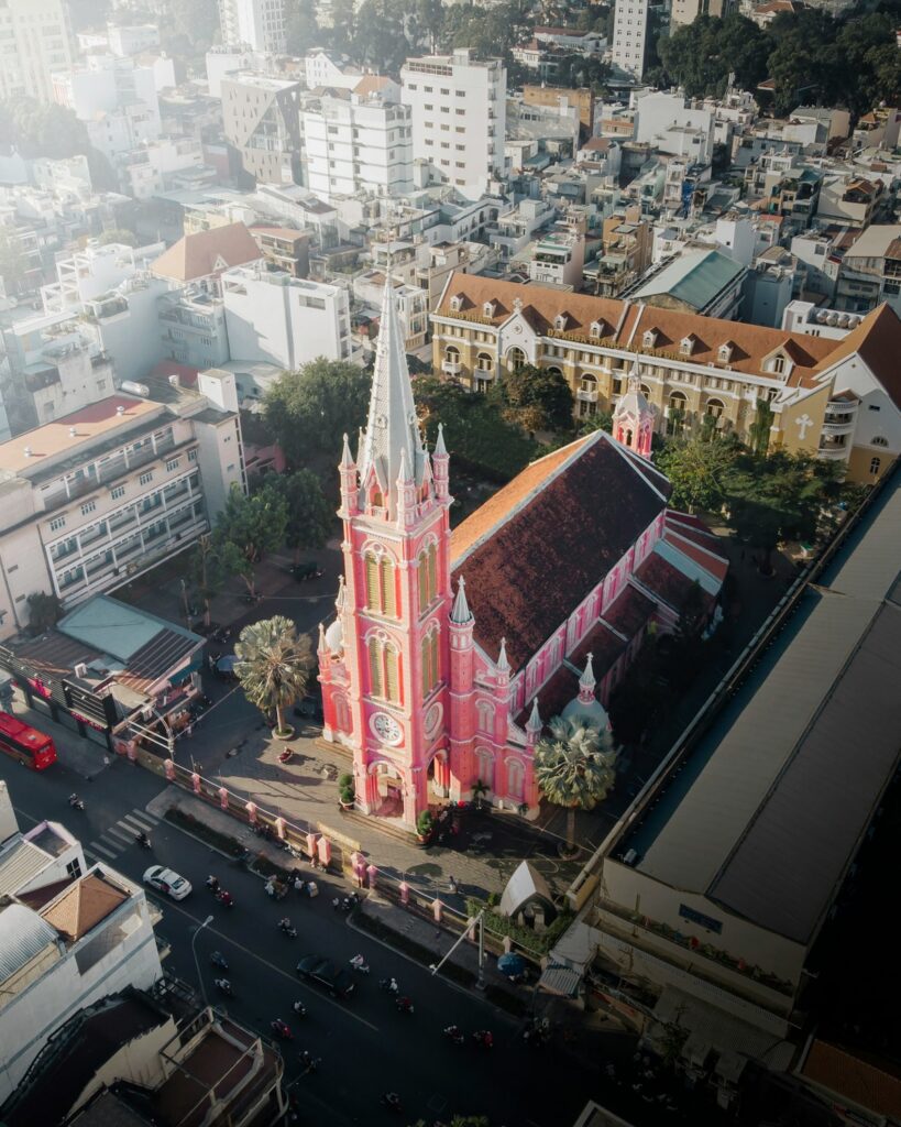 Where to Go in Southeast Asia in Summer: Best Destinations by Month 24 Aerial view of Ho Chi Minh City's downtown buildings