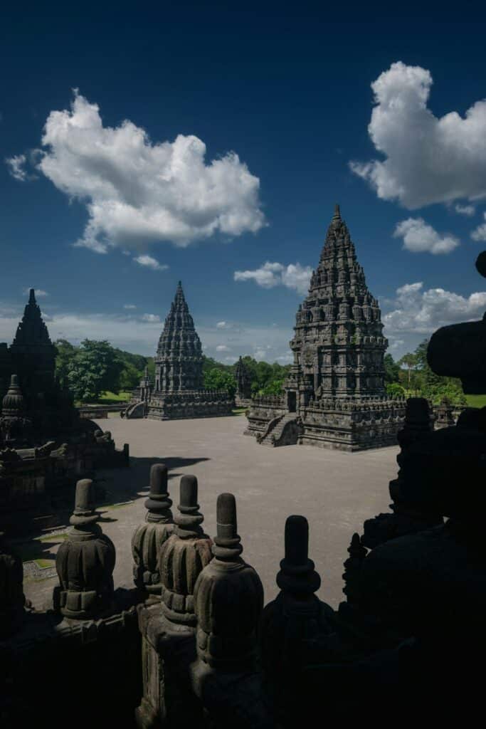 Where to Go in Southeast Asia in Summer: Best Destinations by Month 7 Prambanan Temple framed under a clear blue sky