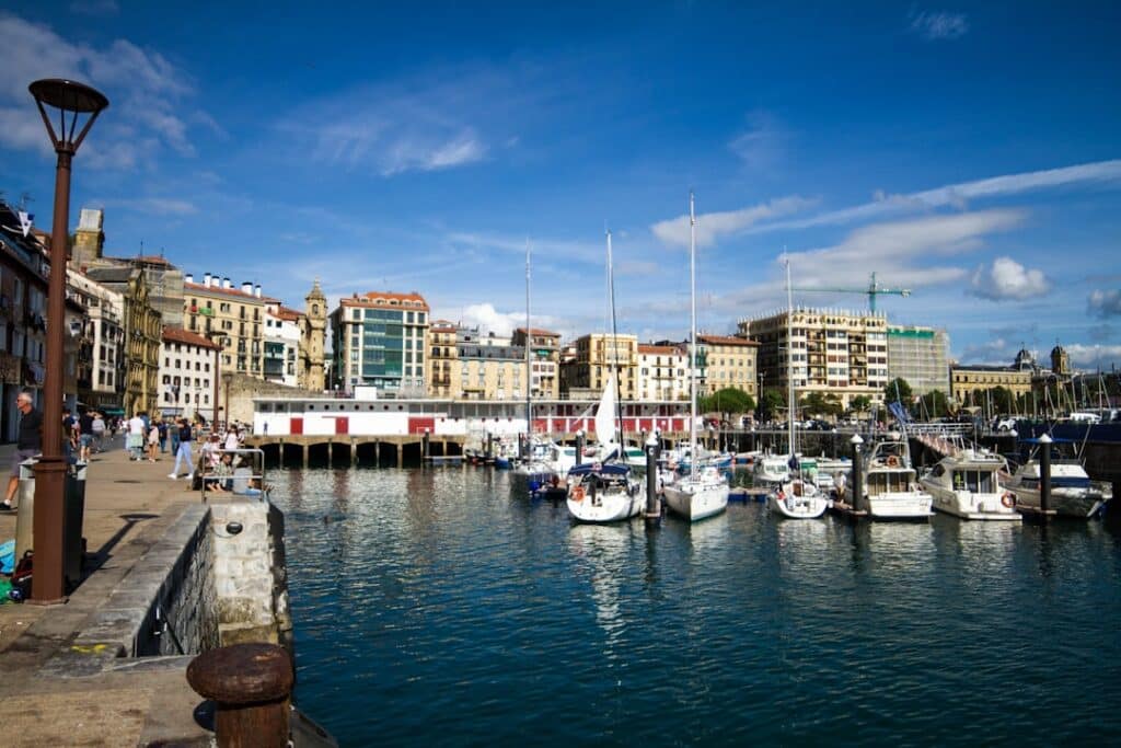 10-Day Travel Route Through Spain: The Essential Itinerary 17 Boats moored in San Sebastian's harbor
