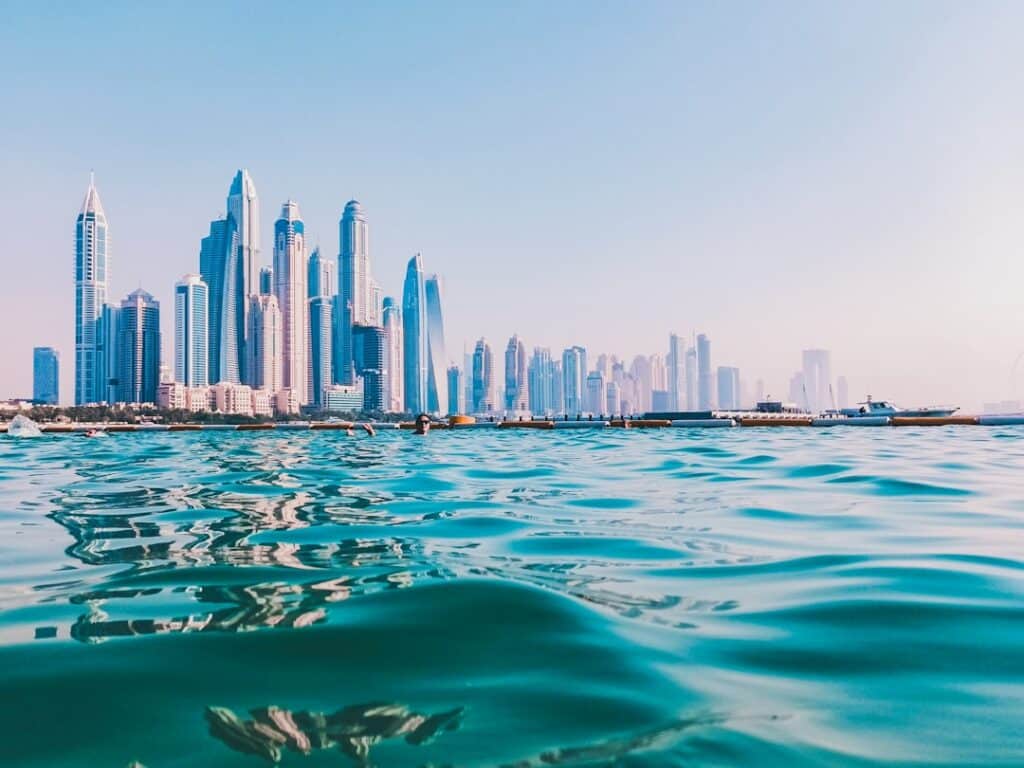 Dubai city skyline during the daytime